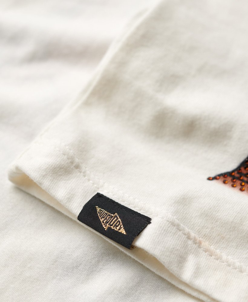 tattoo-vest met strasssteentjes in winterwit