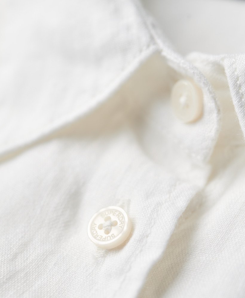 casual linnen boyfriend-shirt in optic