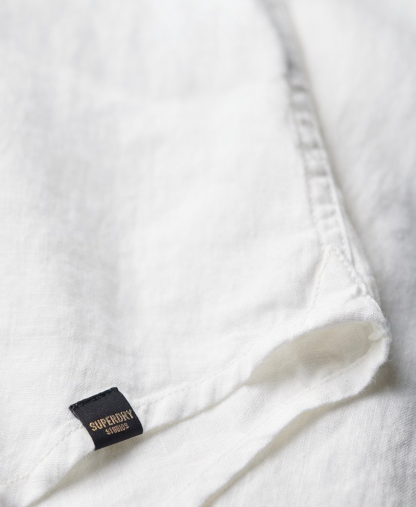 casual linnen boyfriend-shirt in optic