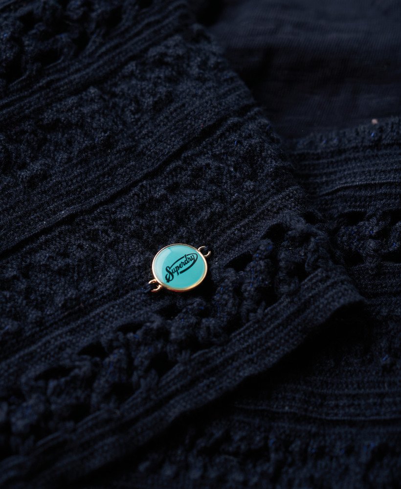 jersey kanten bralette in eclipse navy