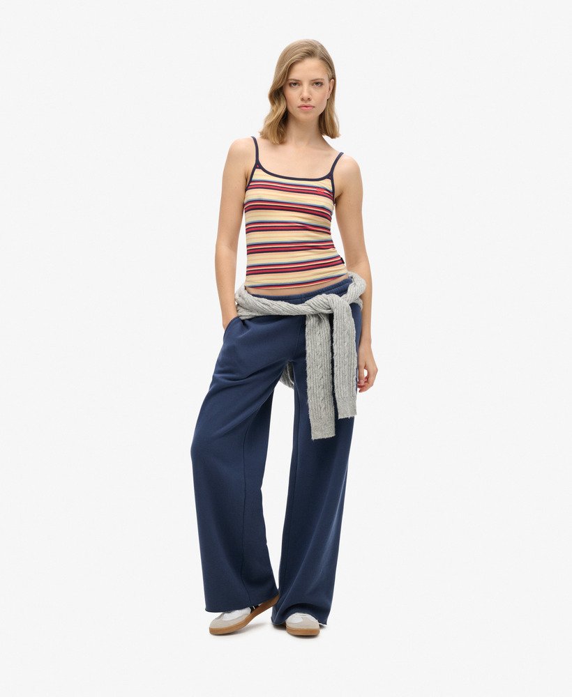 athletic essentials cami top in soda pop red stripe