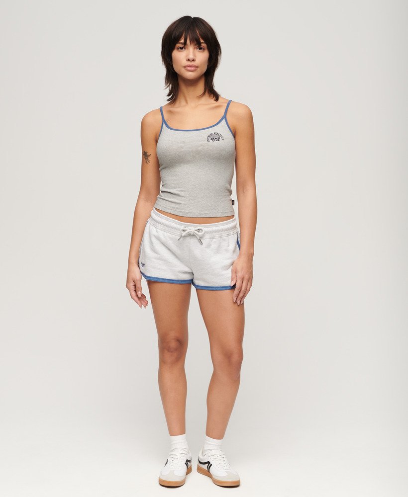 athletic essentials merk camitop in grijs gemêleerd