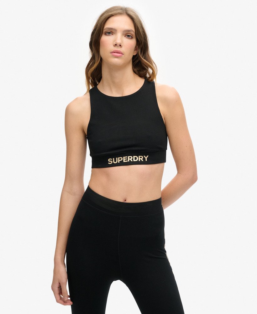 sportieve logo-bh-top in zwartbrons