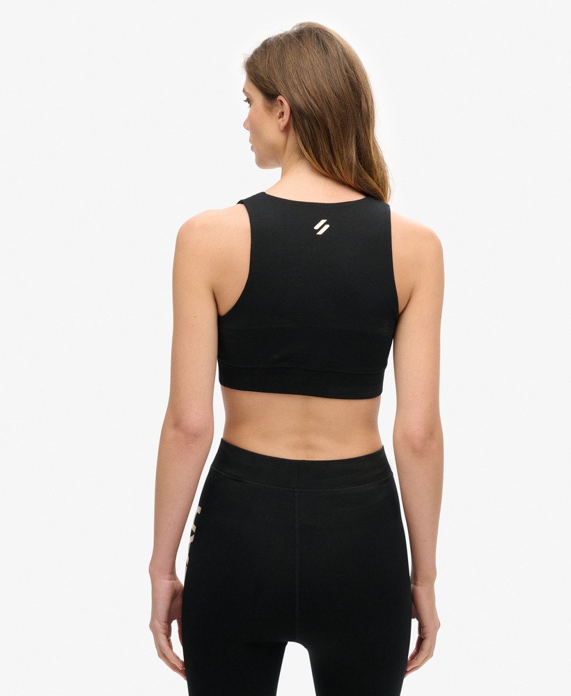 sportieve logo-bh-top in zwartbrons