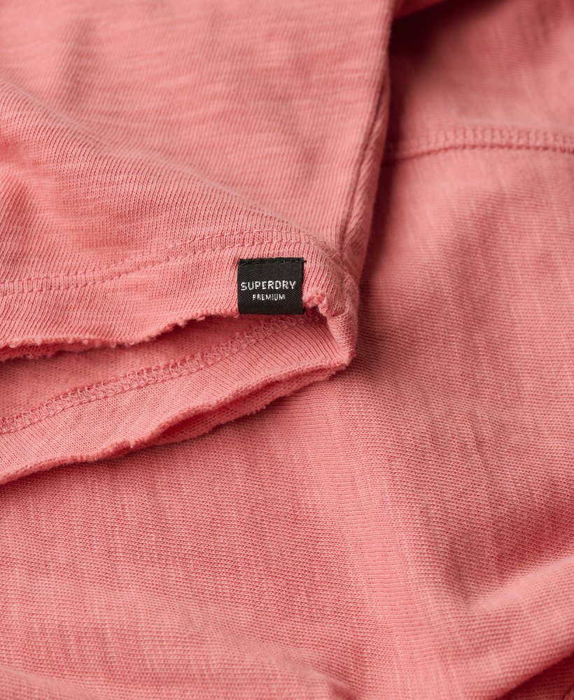 top met lange mouwen van french terry in mauveglow pink