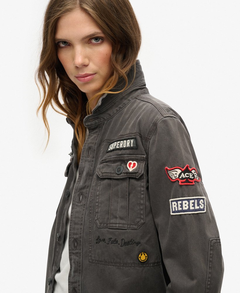 scoutshirt in gewassen zwart