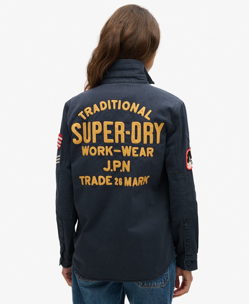 scoutshirt met lange mouwen in eclipse navy