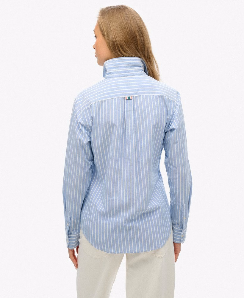 Slim Oxford overhemd met lange mouwen