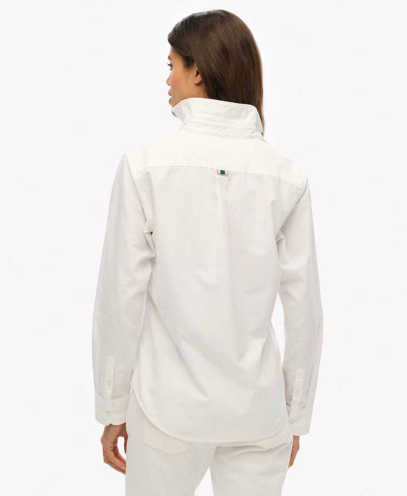 Slim Oxford overhemd met lange mouwen