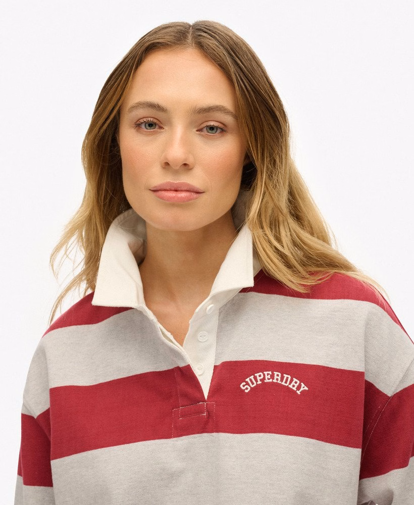 Athletic Essentials gestreept rugbytop