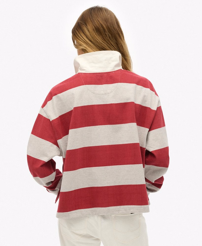 Athletic Essentials gestreept rugbytop