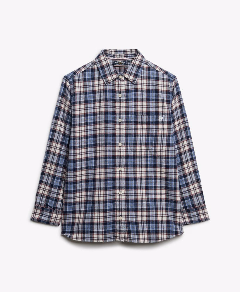 Geruit flanellen boyfriend-shirt