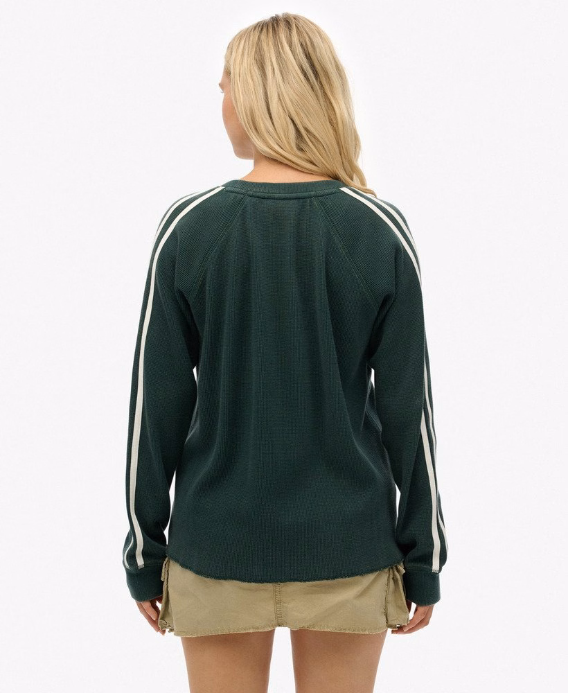 Sportieve Essentials Top met grafische print en lange mouwen