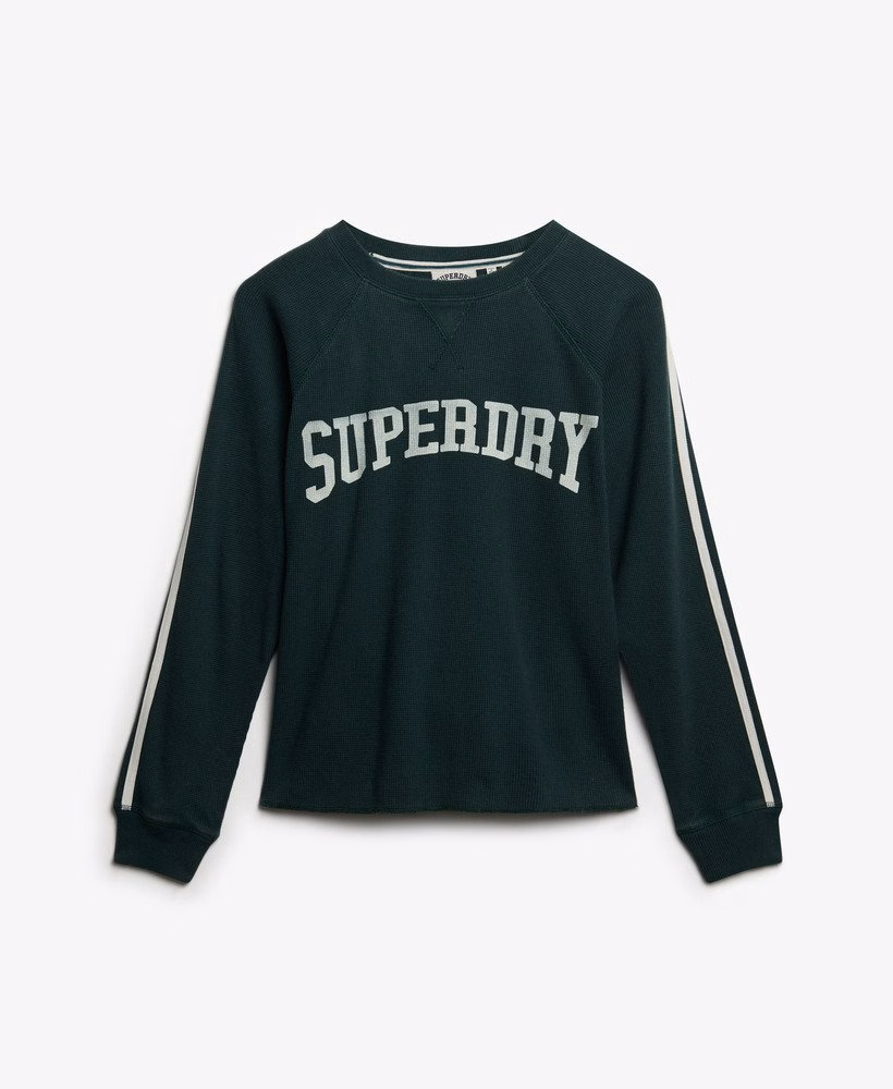 Sportieve Essentials Top met grafische print en lange mouwen