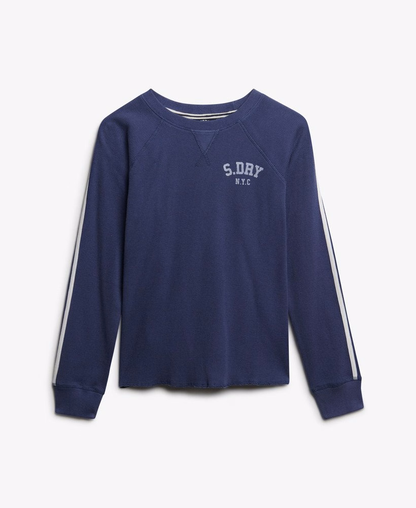 Sportieve Essentials Top met grafische print en lange mouwen