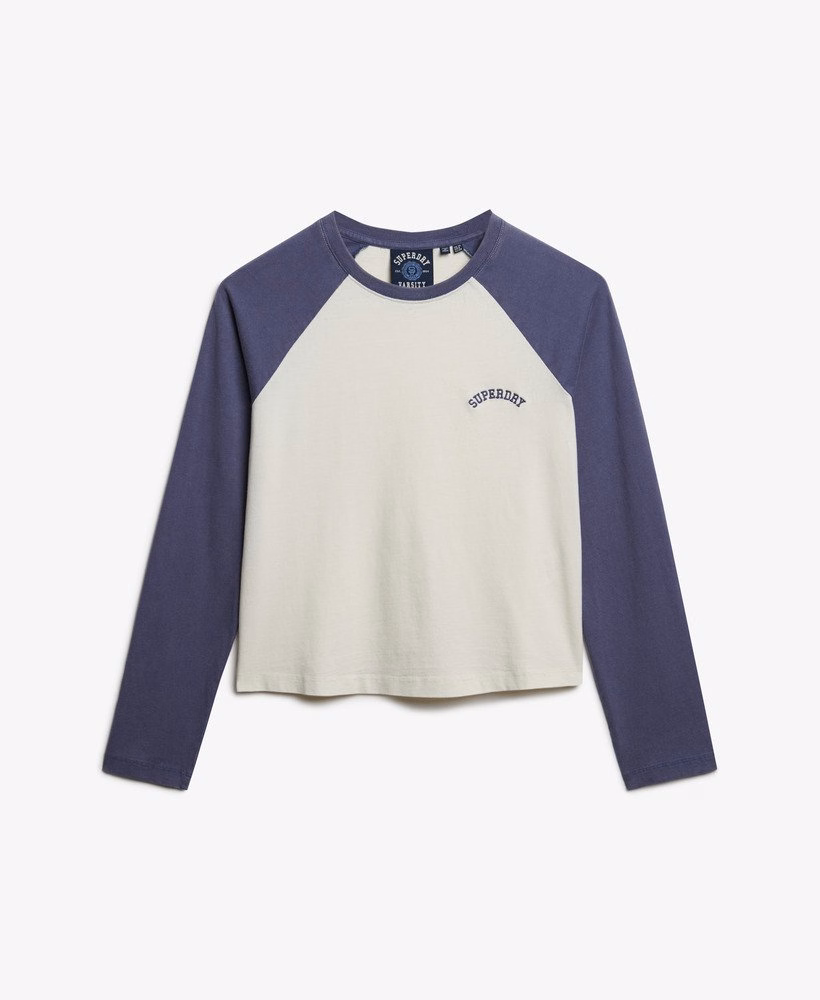 Essential Logo Baseballshirt met lange mouwen