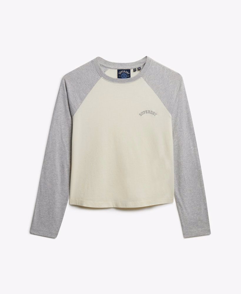 Essential Logo Baseballshirt met lange mouwen