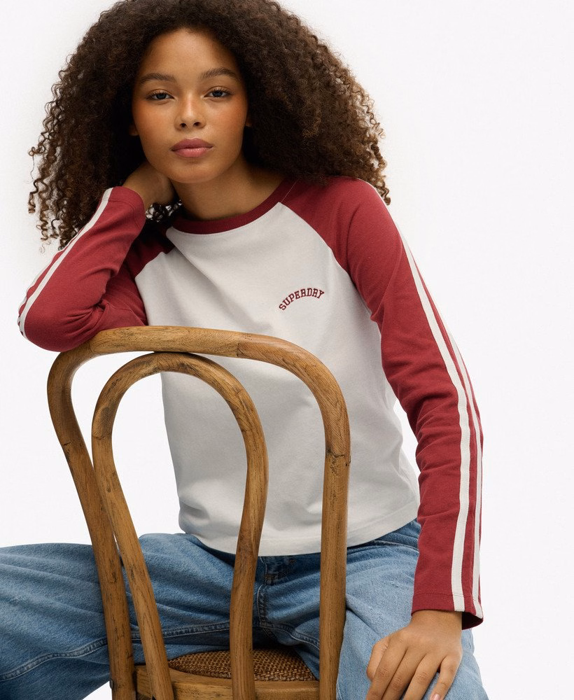 Essential Logo Retro Top met lange mouwen