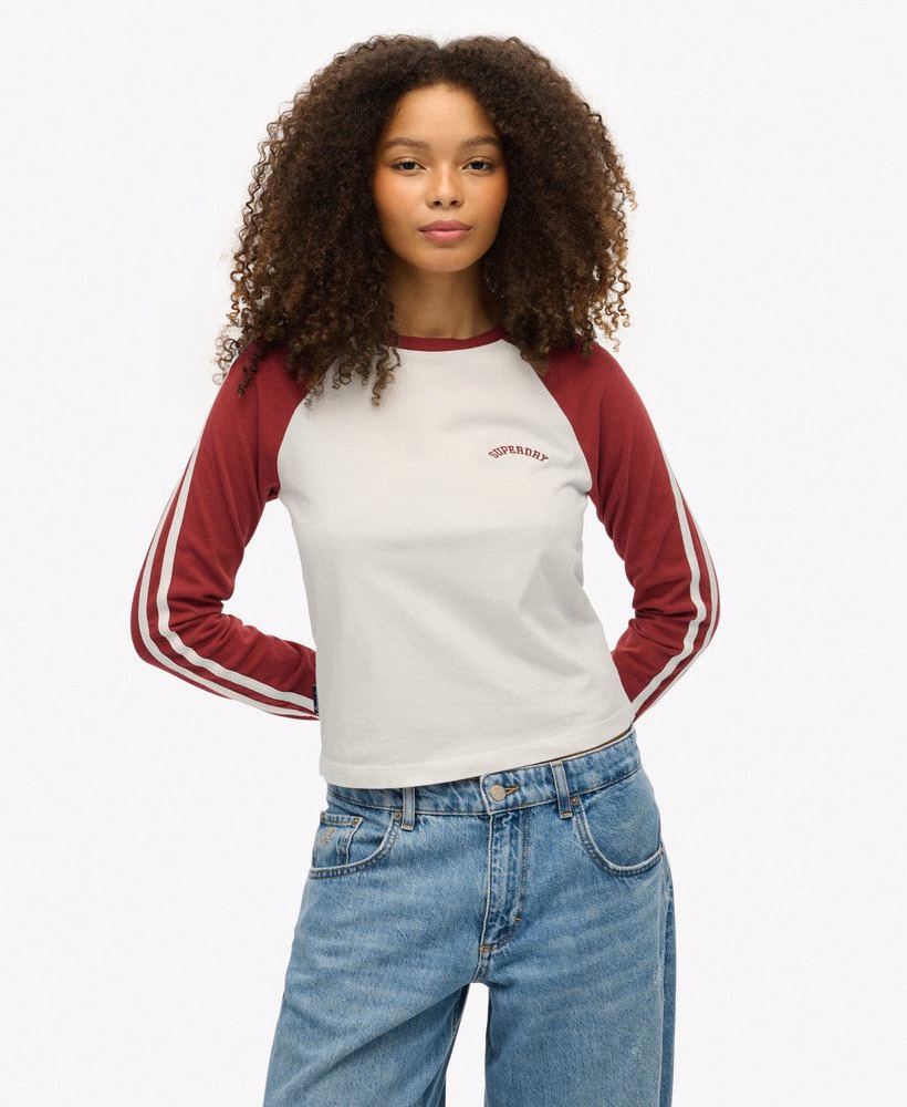 Essential Logo Retro Top met lange mouwen