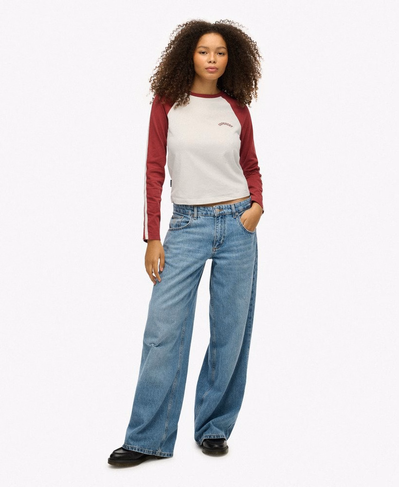 Essential Logo Retro Top met lange mouwen