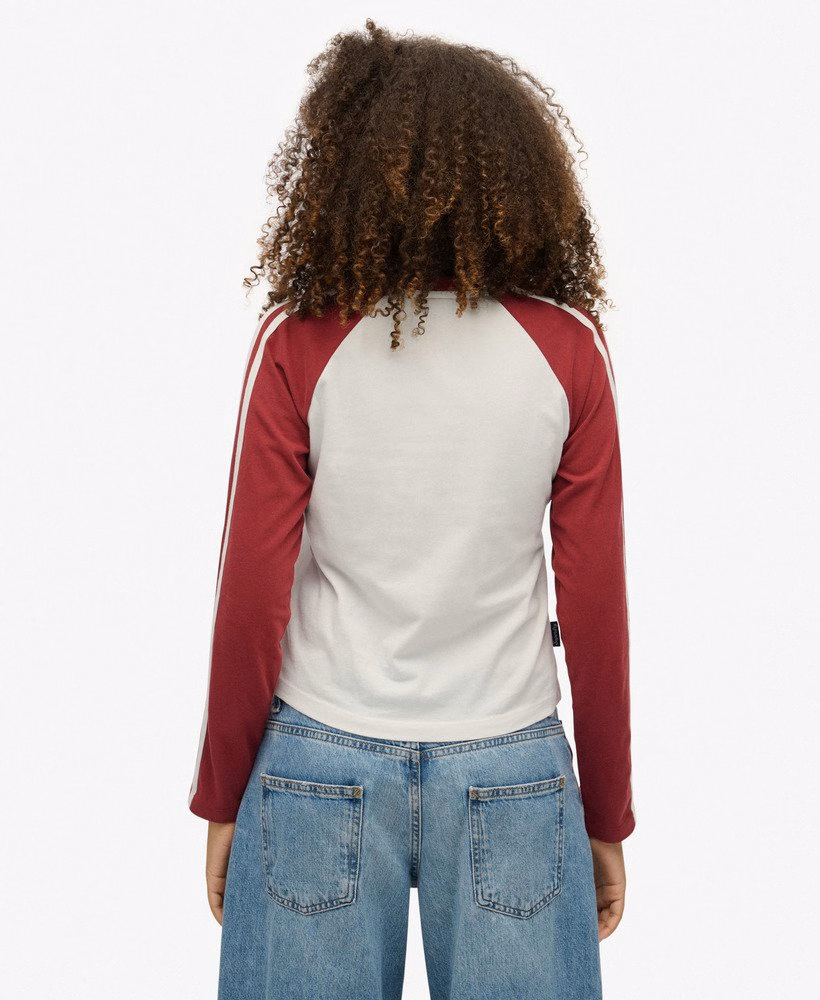 Essential Logo Retro Top met lange mouwen