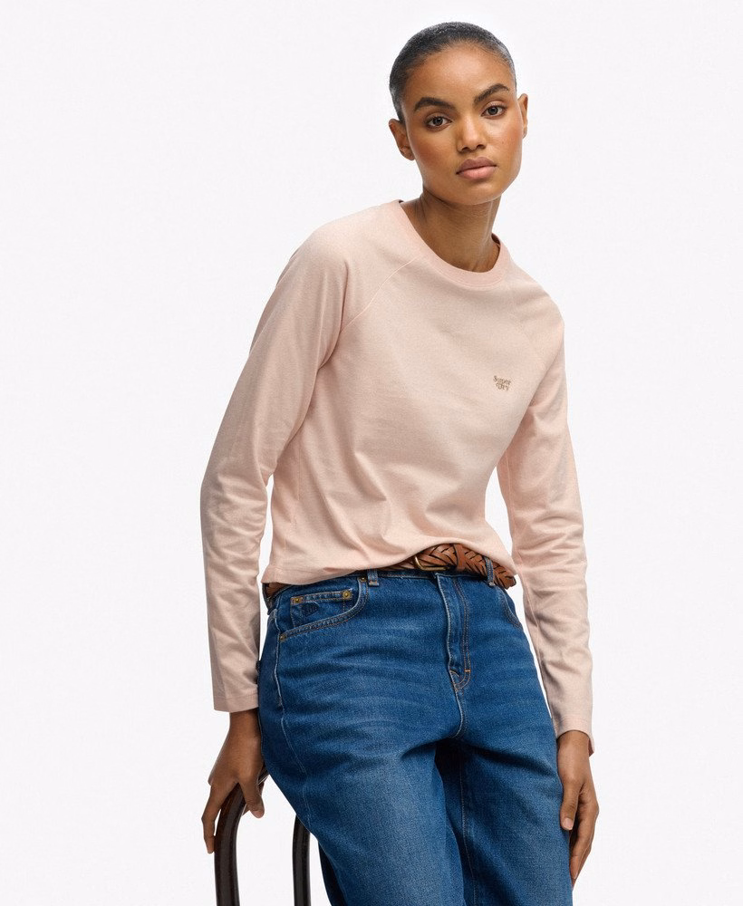 Essential Logo top met lange mouwen