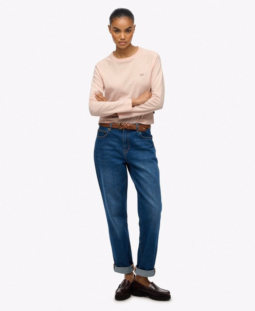 Essential Logo top met lange mouwen