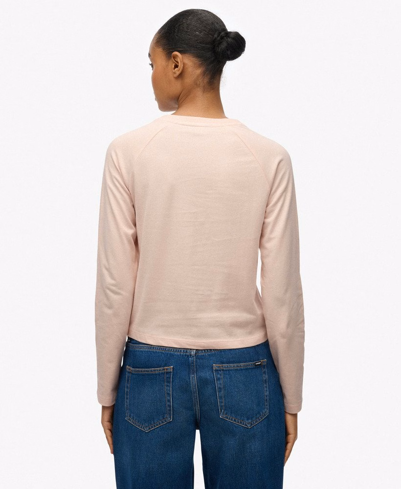 Essential Logo top met lange mouwen