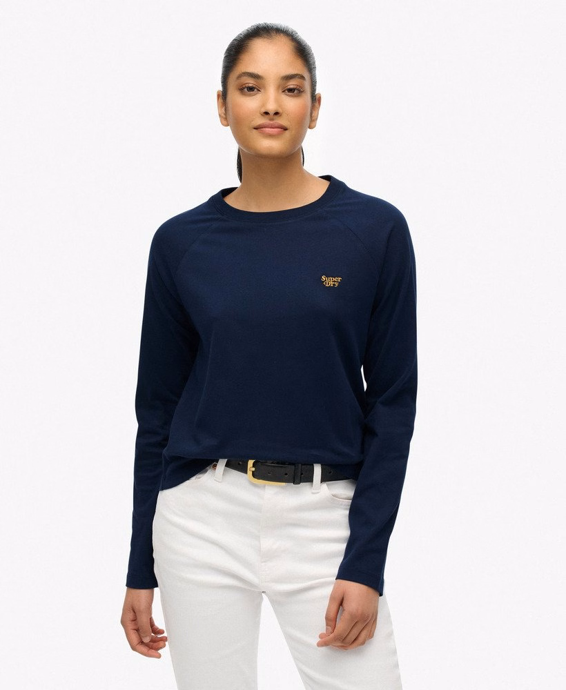 Essential Logo top met lange mouwen