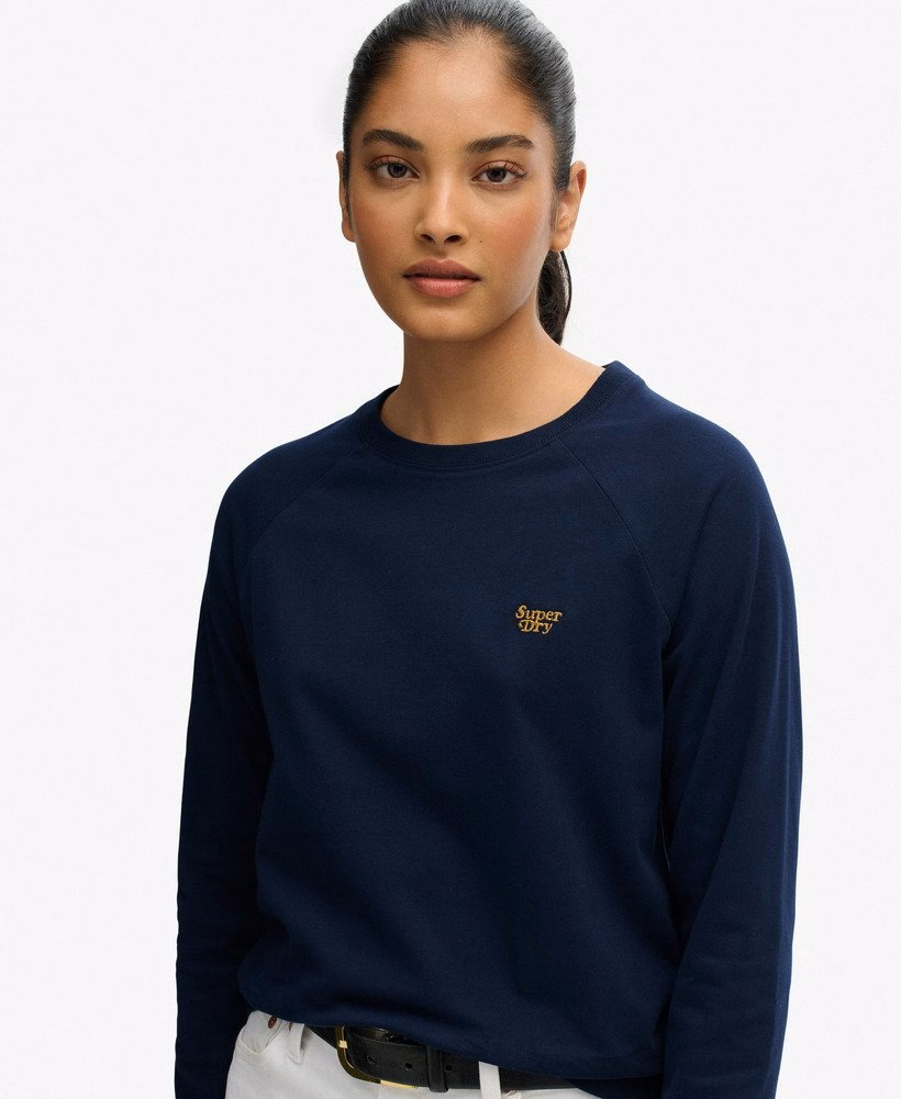 Essential Logo top met lange mouwen