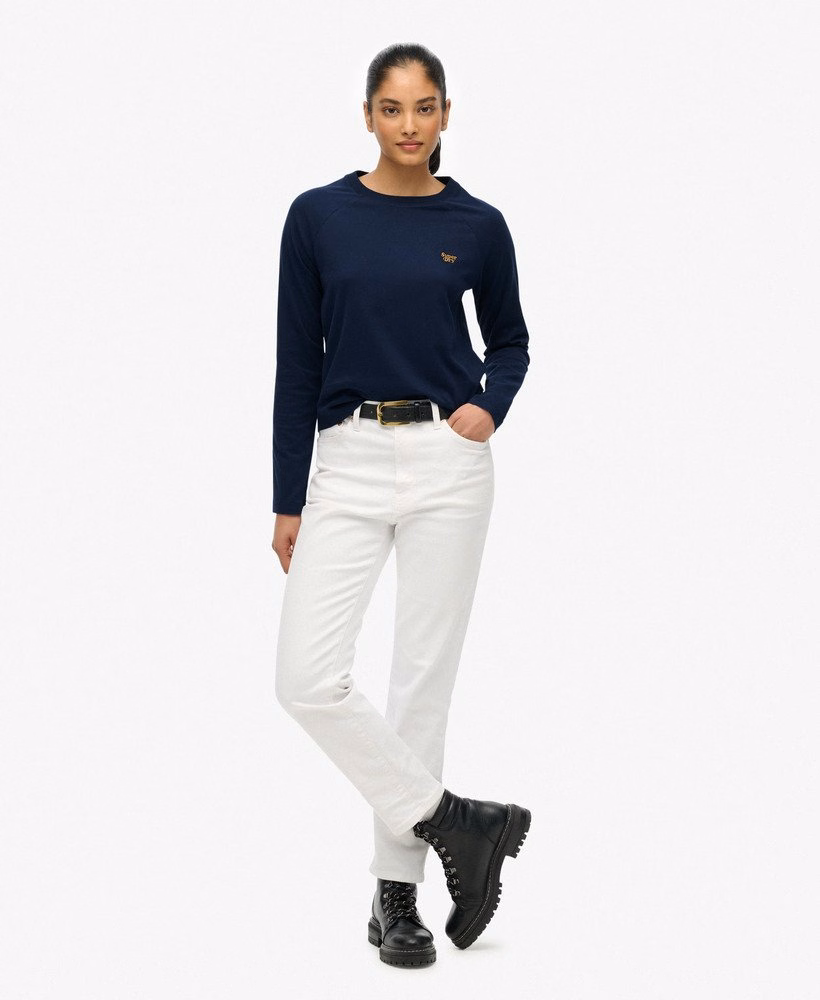 Essential Logo top met lange mouwen