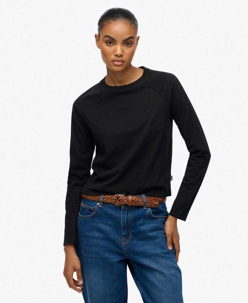 Essential Logo top met lange mouwen