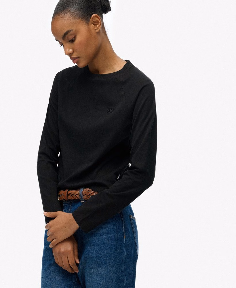 Essential Logo top met lange mouwen