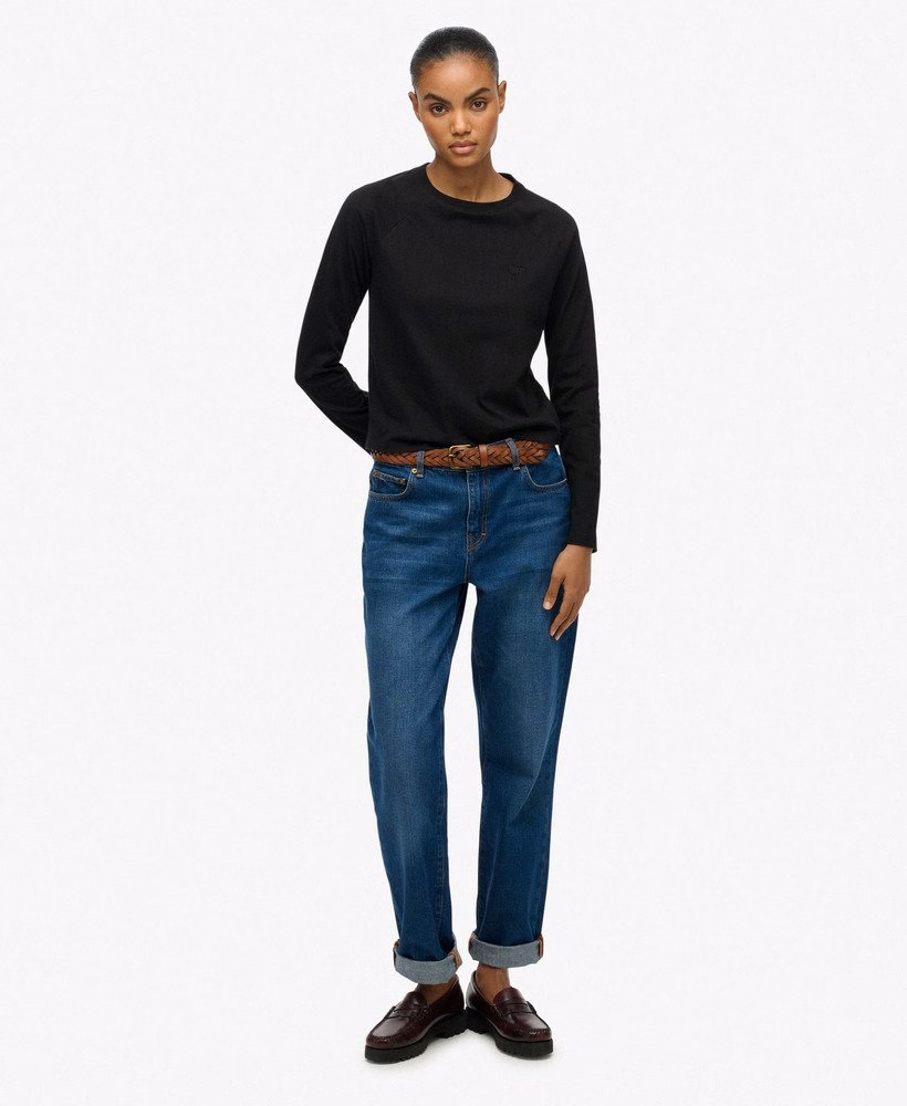 Essential Logo top met lange mouwen