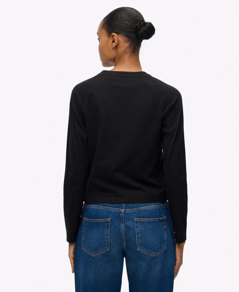Essential Logo top met lange mouwen