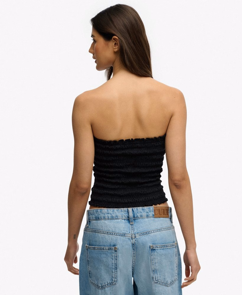 Gerimpelde jersey bandeau