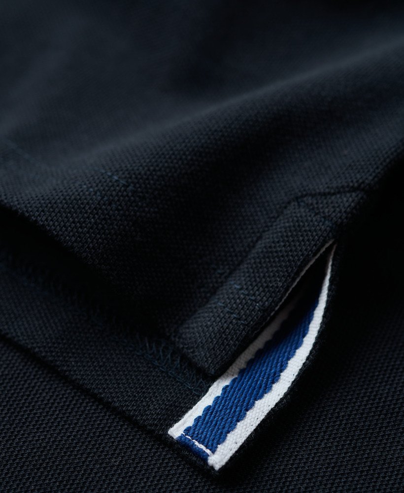 klassiek piqué poloshirt in eclipse navy