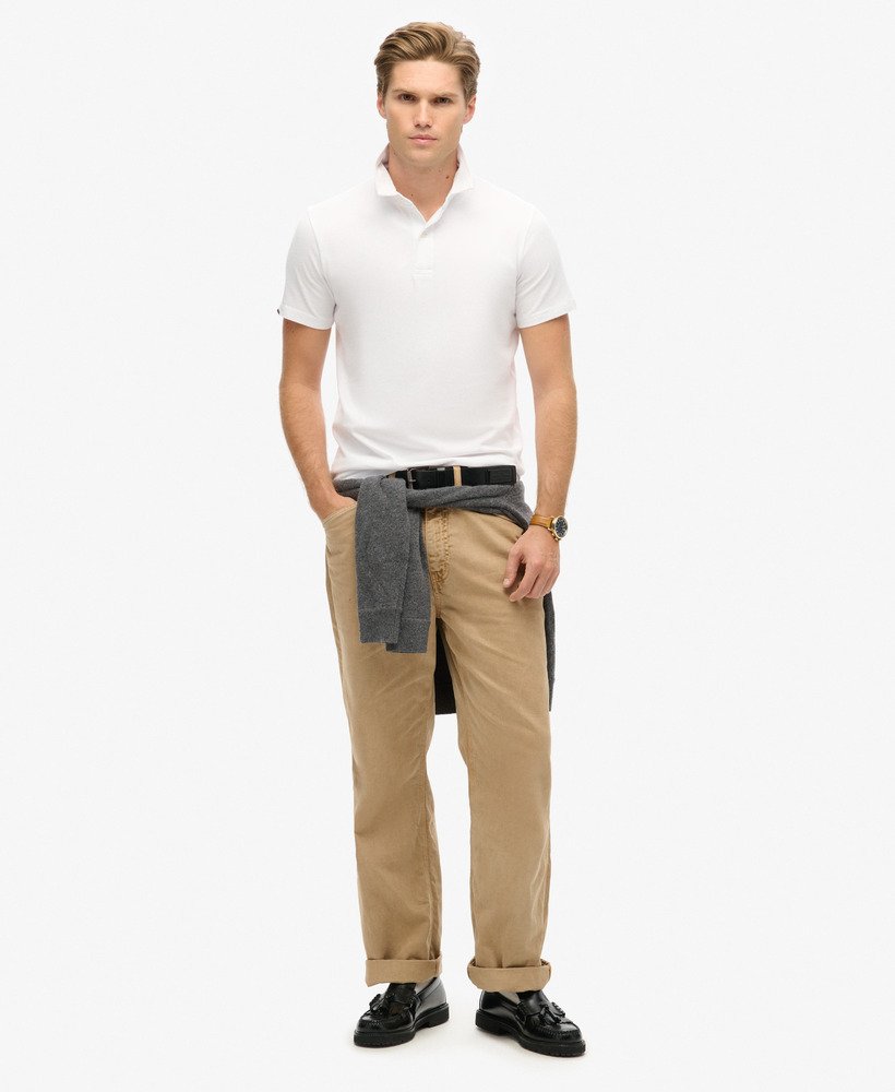 jersey poloshirt in optic