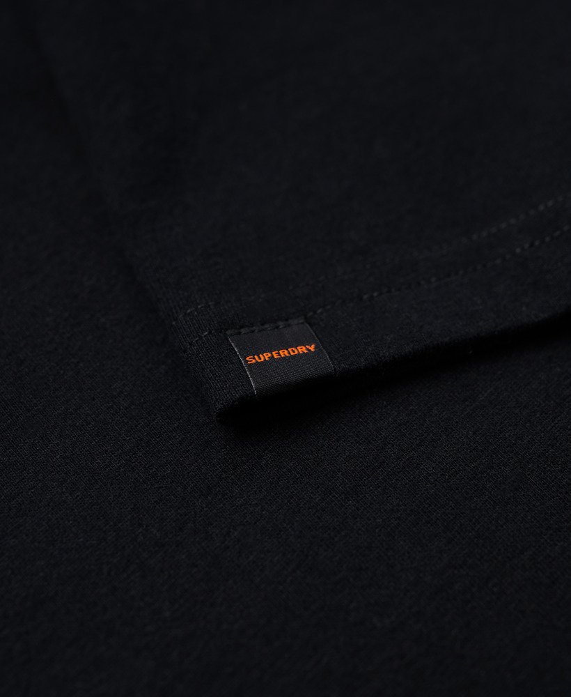 jersey poloshirt in zwart