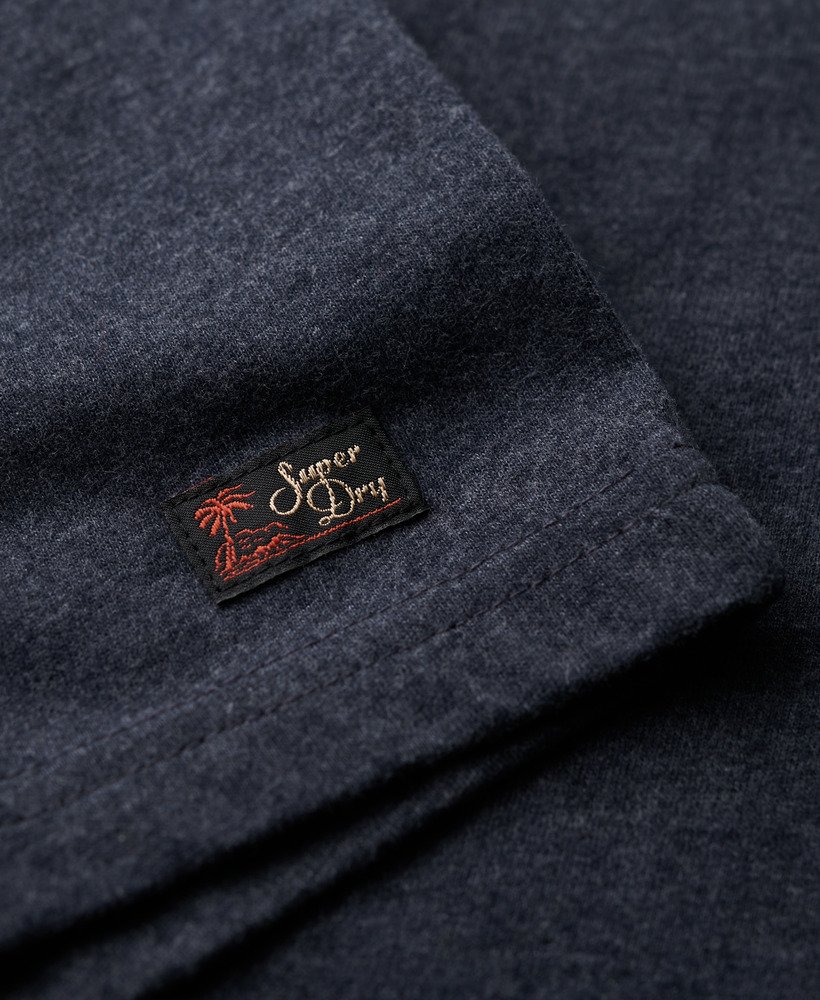 vintage venue classic vest top in eclipse navy marl