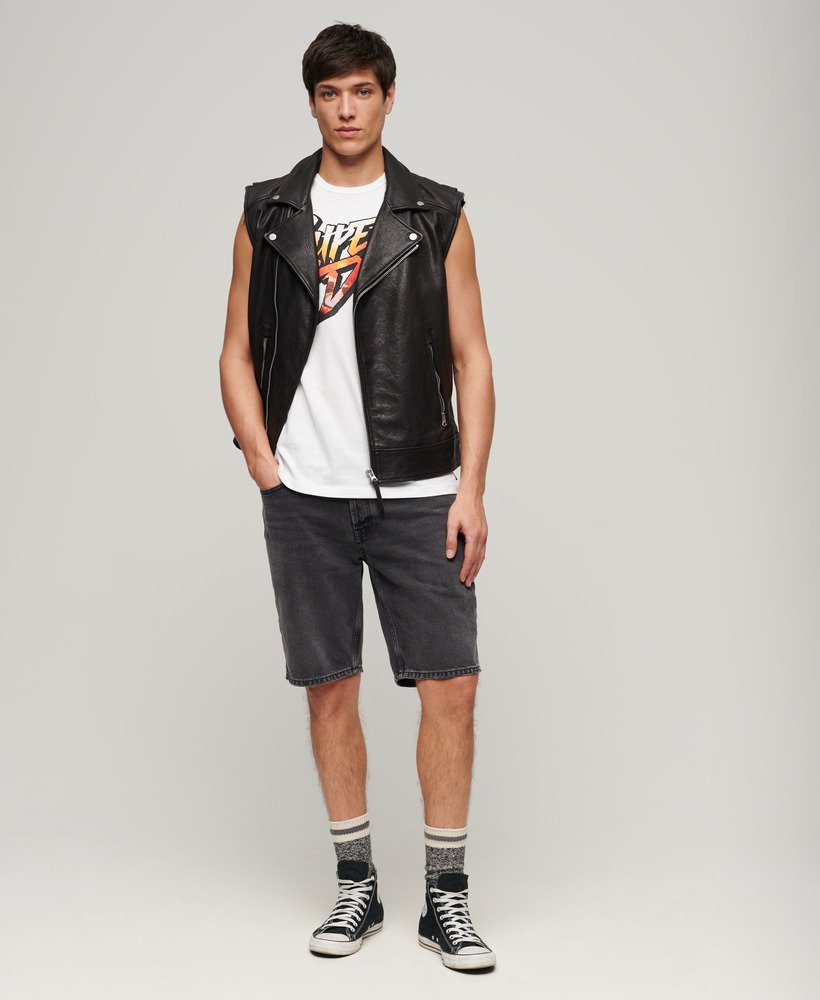 tanktop met fotografisch logo in optic