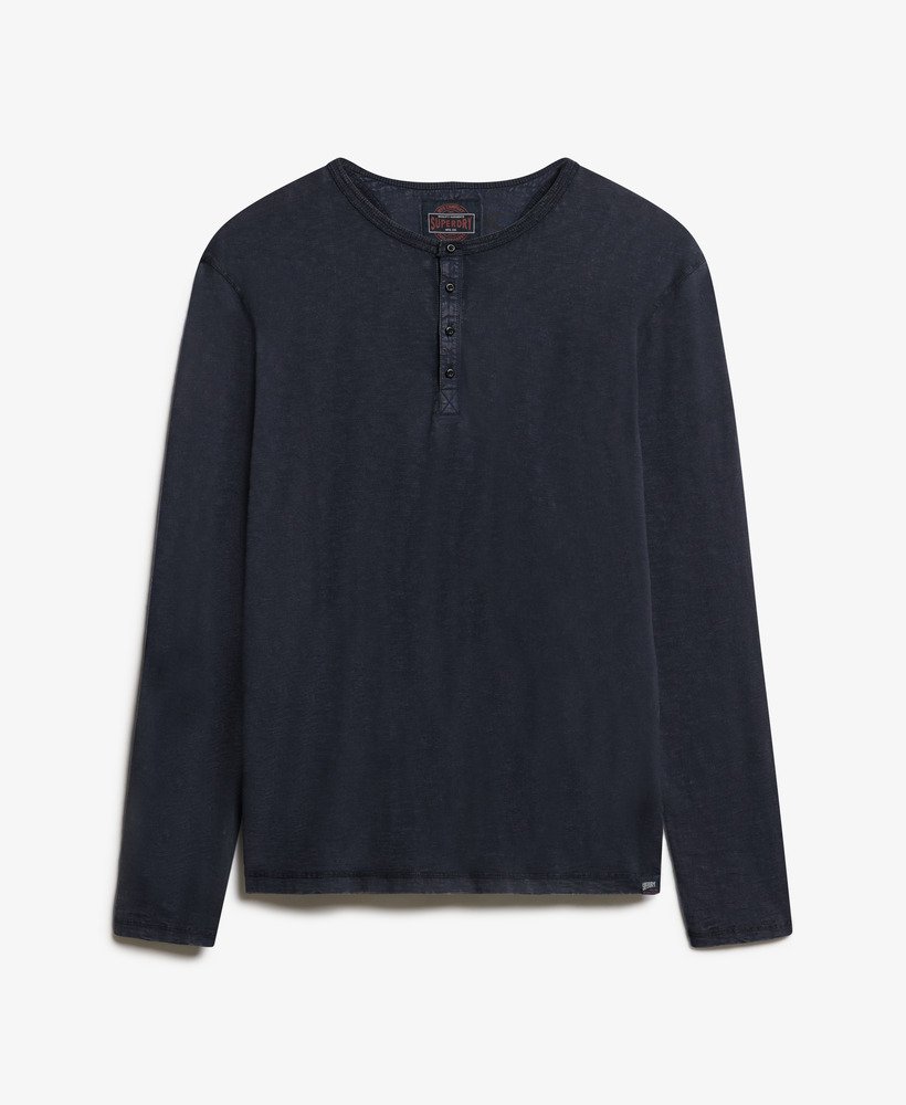 opa-top met lange mouwen van jersey in de kleur frans marineblauw.