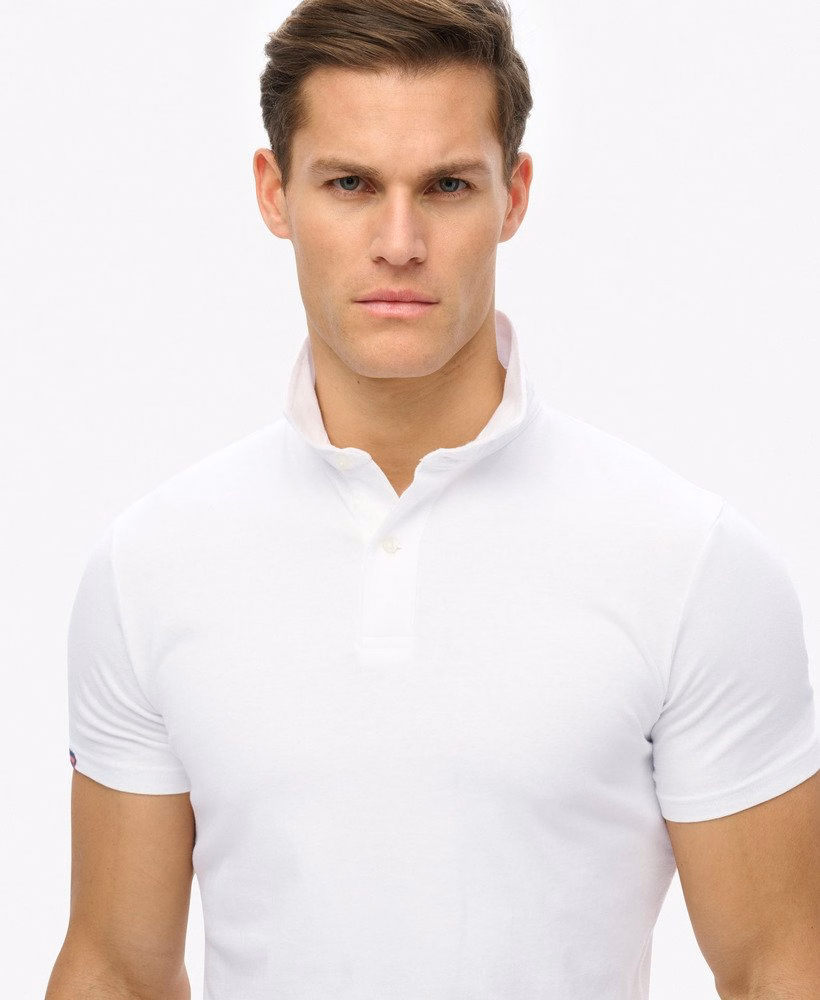 Essentiële jersey polo top