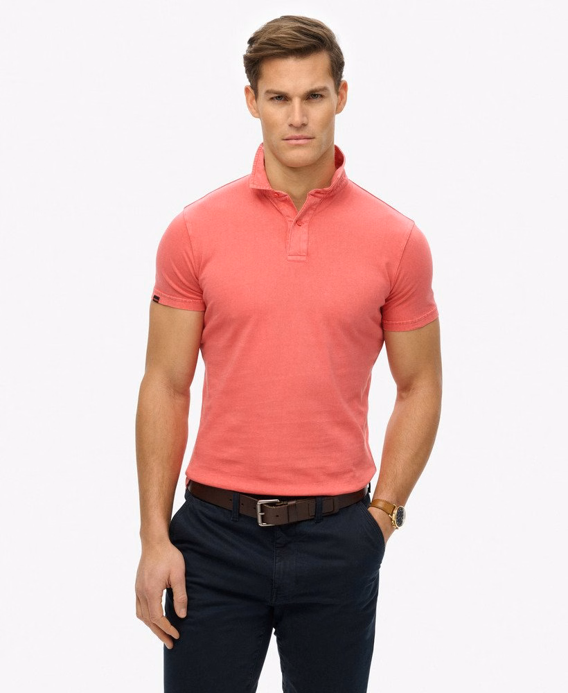 Essentiële jersey polo top
