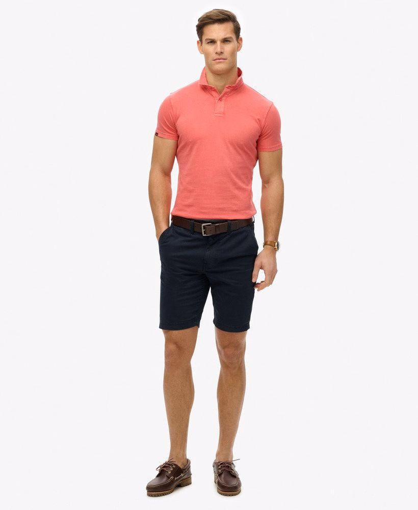 Essentiële jersey polo top