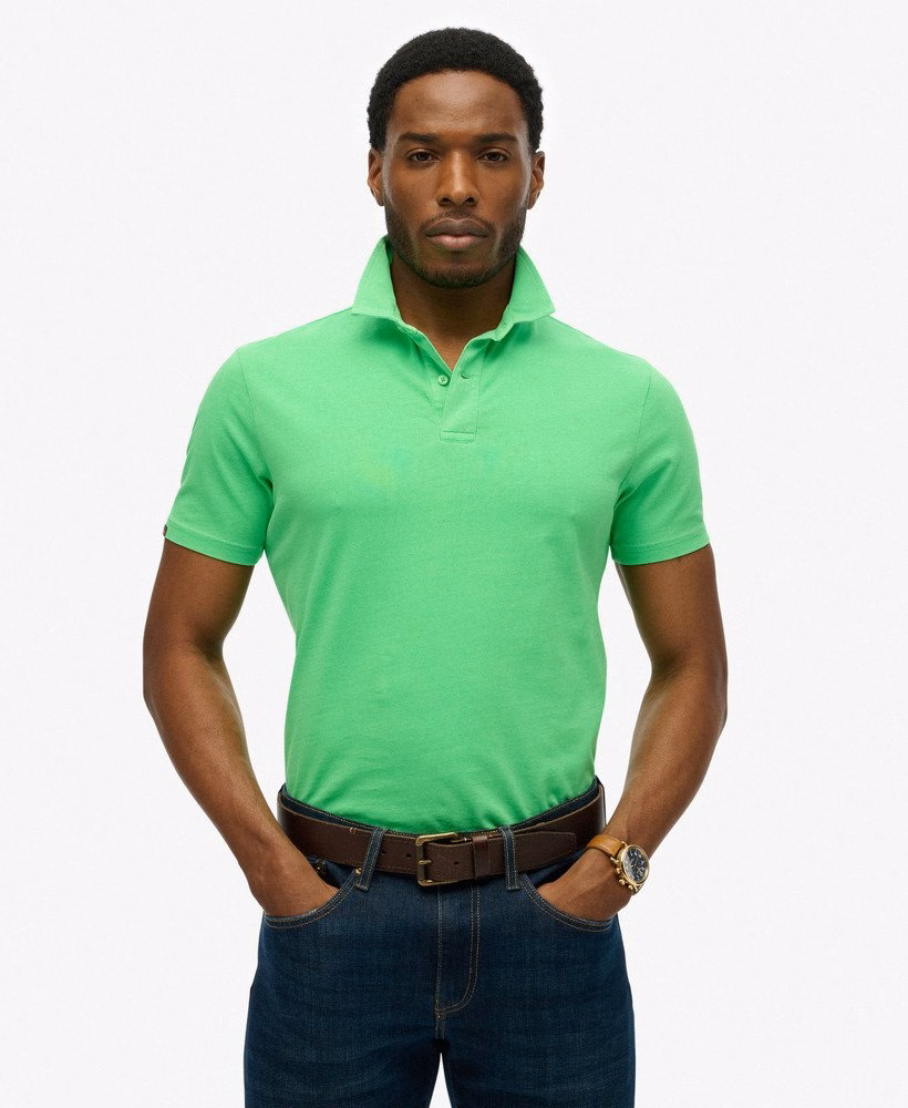 Essentiële jersey polo top