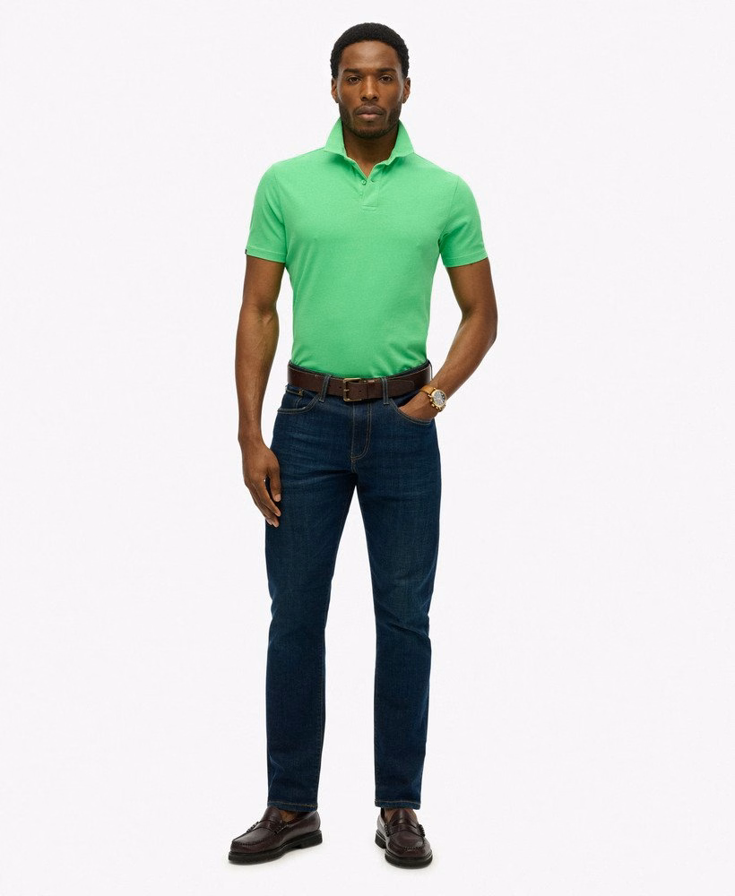 Essentiële jersey polo top