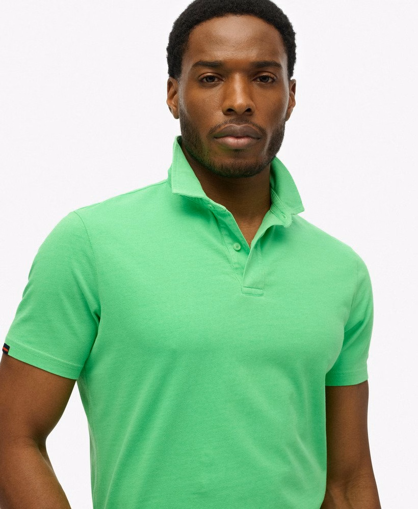 Essentiële jersey polo top