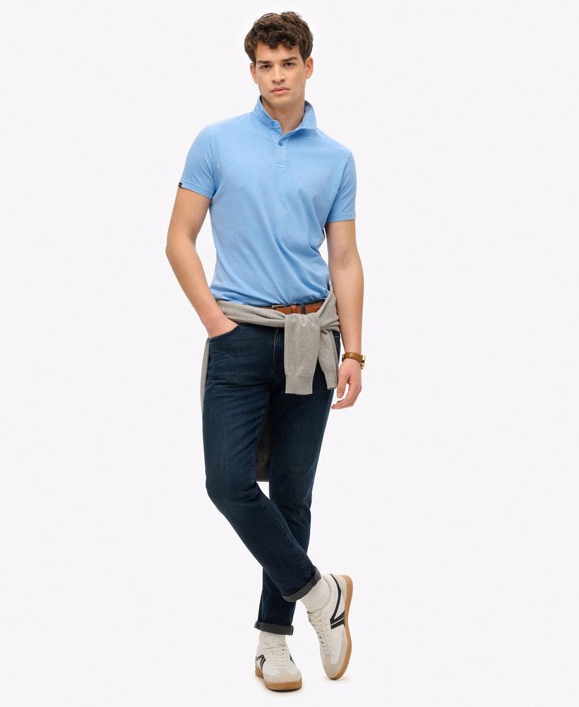 Essentiële jersey polo top