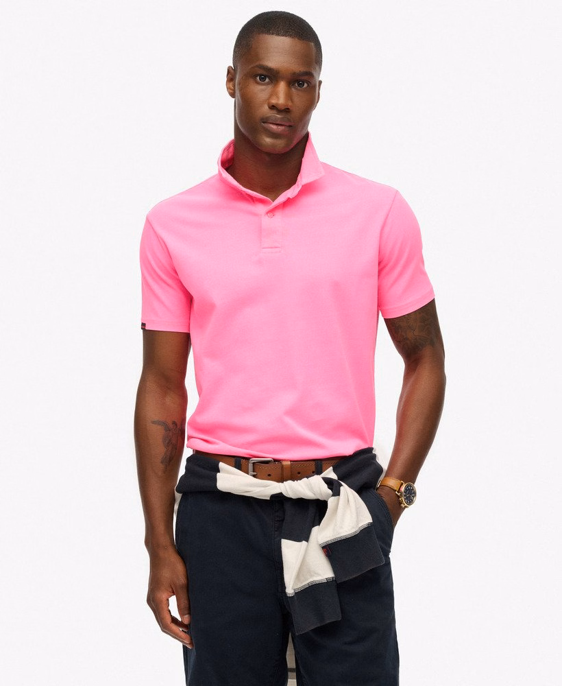 Essentiële jersey polo top